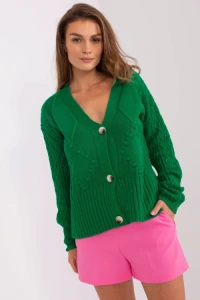 Swetry - Sweter damski model ba-sw-0252.61p green - badu