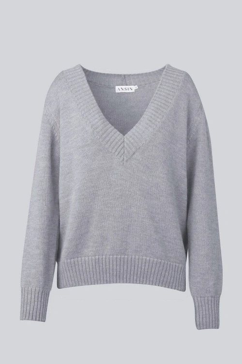 Sweter miss timeless grey