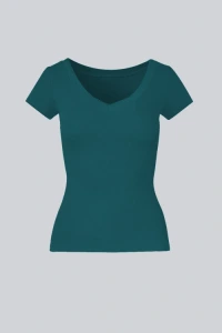 Ansin.pl - T-shirt miss womanly bottle green
