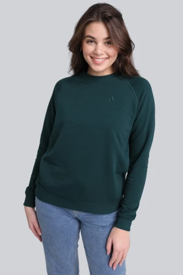 Bluza miss relaxed bottle green