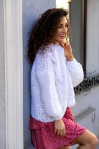 Angell.pl - Sweter hand made lui