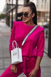 Butik-fashion - Dres welurowy vlentino pink