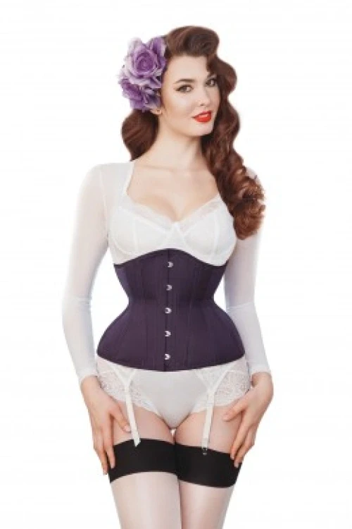 Gorset underbust mini purple