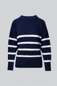 Swetry - Sweter miss striped navy