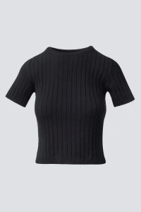 Nowości - T-shirt miss refined black