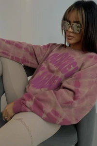 Nowości - Bluza one size różowa trust me cy527