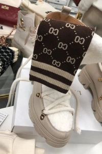 Charlottefashion.pl - Skarpety czekoladowo czarne coco sk019