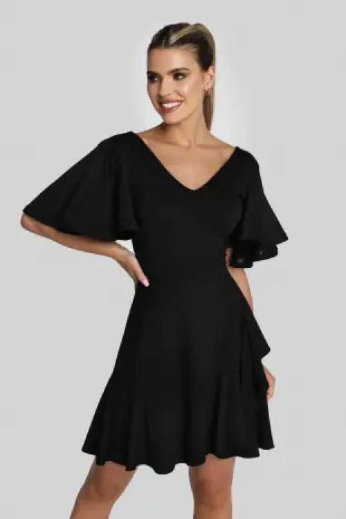 Sukienka juanita mini - czarna