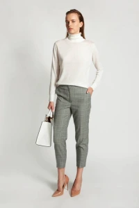 Molton.pl - Garniturowe spodnie w krat