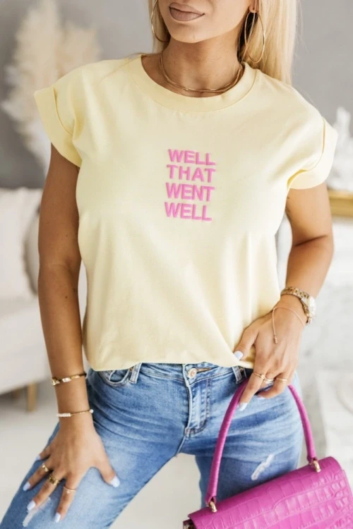 T-shirt baweniany well that went well ty