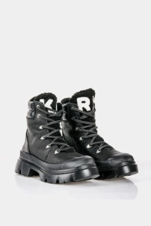 Sneakersy karl lagerfeld trekingowe czarne