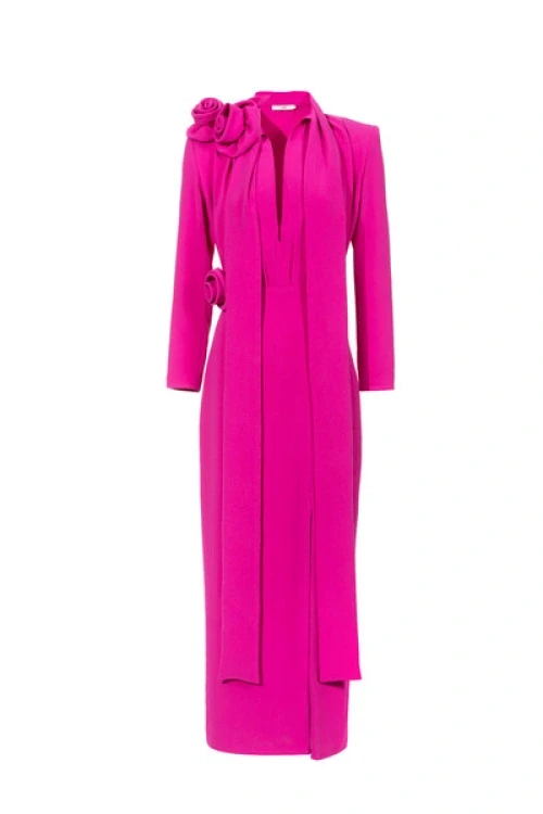 Sukienka leone fleur fuxia