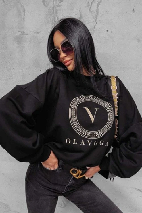 Czarna bluza laila2023 olavoga