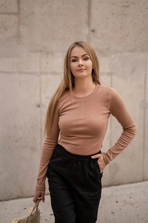 Bluzka longsleeve toffi