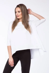 Avocadostyle.pl - Pudełkowa bluzka oversize z dekoltem w łódkę
