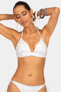 Nowości - Góra od bikini wiązana p-up wenus white fg161a/872