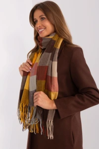Ajstyle - Szalik model at-sz-2309.07 dark yellow - at