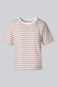 Nowości - T-shirt miss marine beige stripes