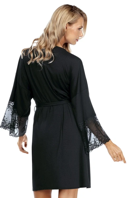 Szlafrok modal kimono z koronką peniuar szl01/509