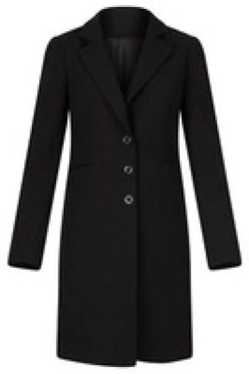 Klasyczny płaszcz dagon czarny