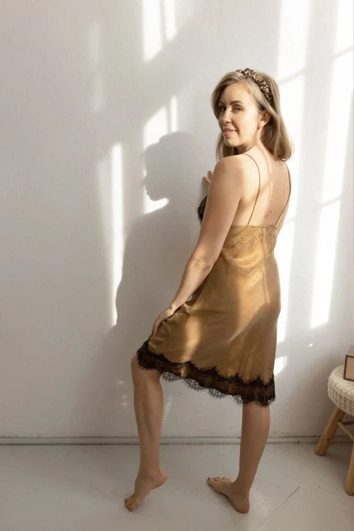 Sukienka party dress gold