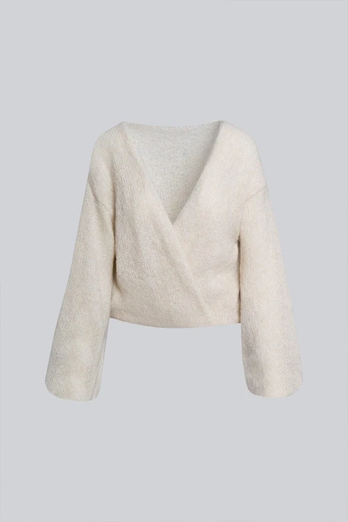 Sweter miss stylish creme