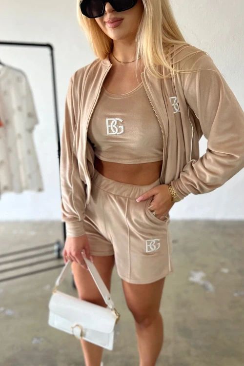 Komplet bg sporty set brandenburg beżowy
