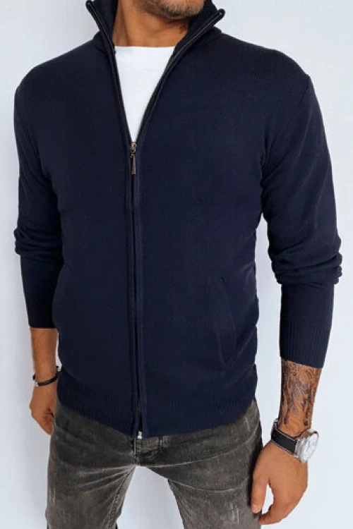 Sweter męski rozpinany granatowy dstreet wx2147