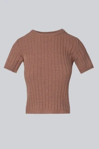 Nowości - T-shirt miss refined camel