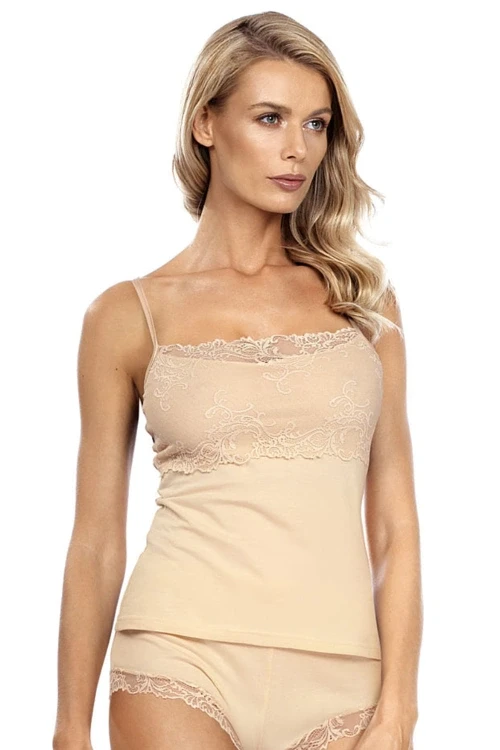 Top na ramiączkach z koronką bandeau top1/769