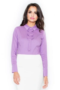 Koszule - Bluzka model m001 violet - figl