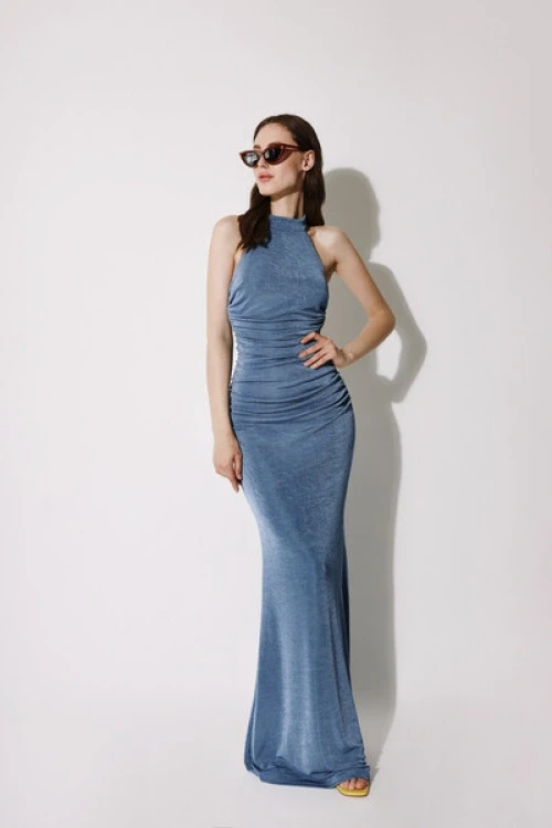Sukienka leach azure maxi