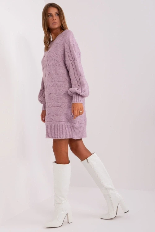 Sweter damski model at-sw-2367.76p light violet - at