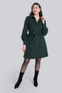 Nowości - Sukienka miss elegant bottle green