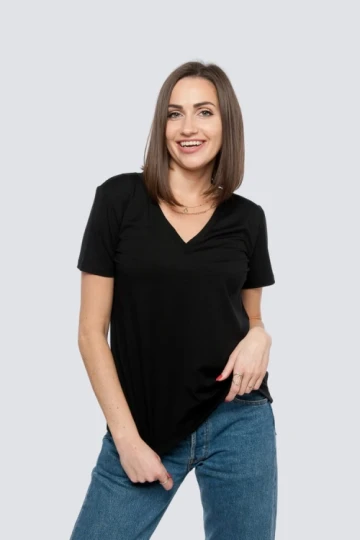 T-shirt miss classic black