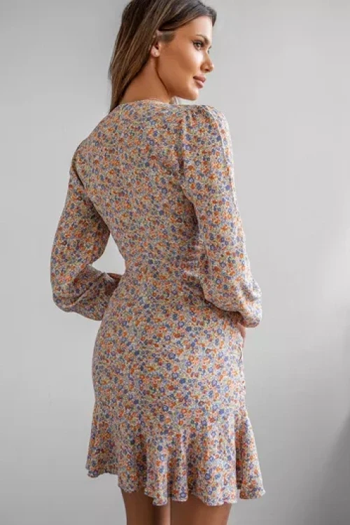 Pomaraczowa sukienka mini coco