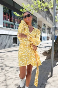 Nowości - Sukienka valencia ii yellow zebra