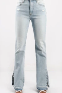 Nowości - Jeansy fracomina typu bootcut błękitne