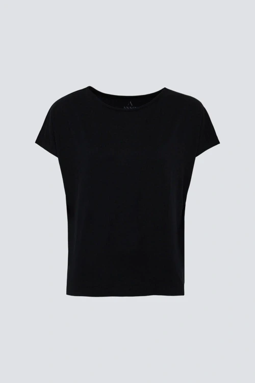 T-shirt miss feminine black