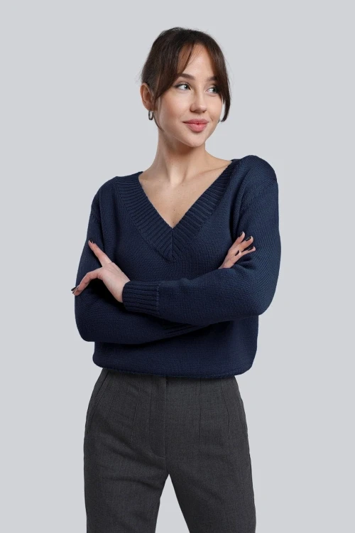 Sweter miss timeless navy
