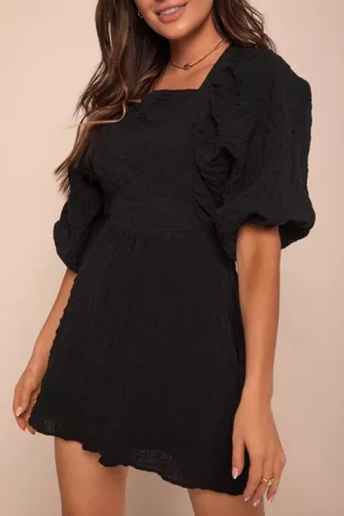 Czarna sukienka mini celia