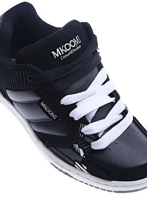Czarno biae damskie buty sportowe /g10-3 13856 s201/