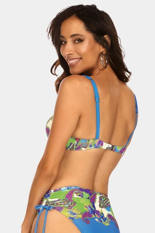 Biustonosz usztywniany push-up blue boho fg21h/865