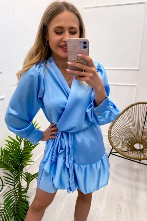 Sukienka oflia niebieska