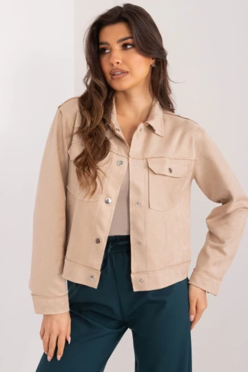 Kurtka Damska Model BA-KR-2702.13 Beige - Badu