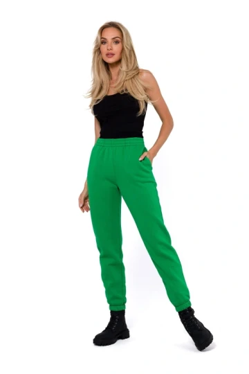 Spodnie dresowe model moe760 green - moe