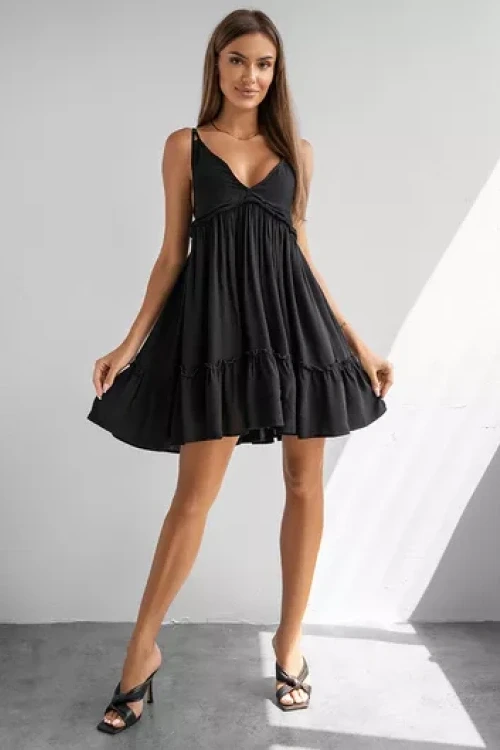 Czarna sukienka mini ellie