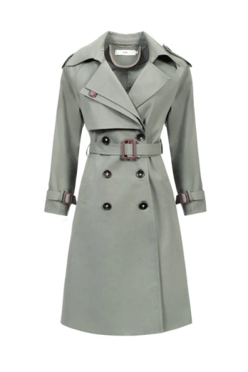 Płaszcz trencz lisette khaki