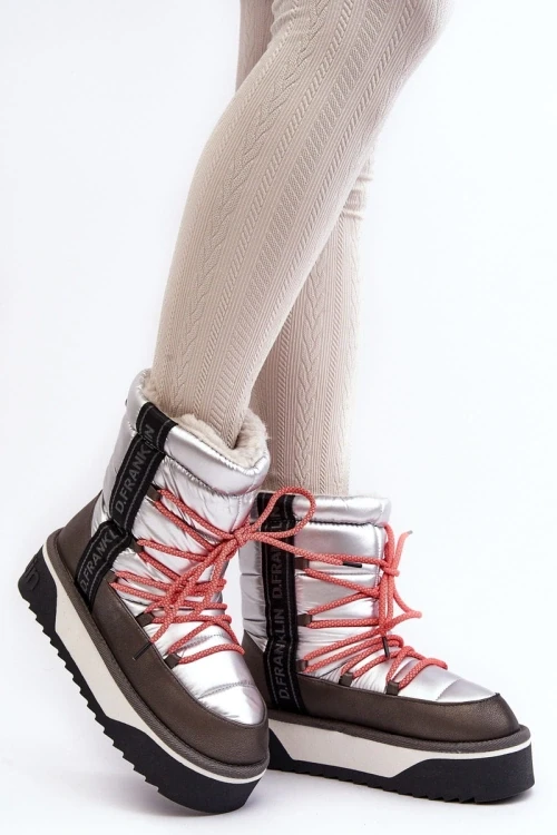 śniegowce model d.franklin dfsh371006 silver - step in style