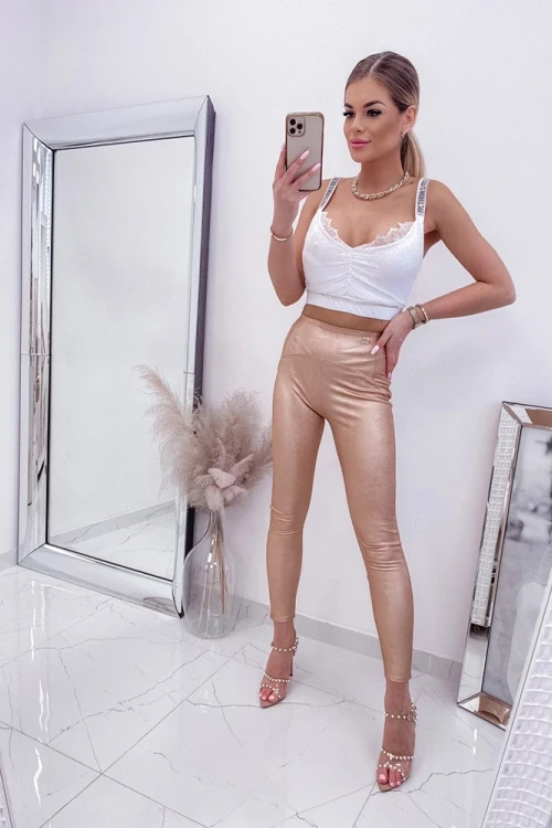 Roberta bagi / legginsy w wowy wzr gold